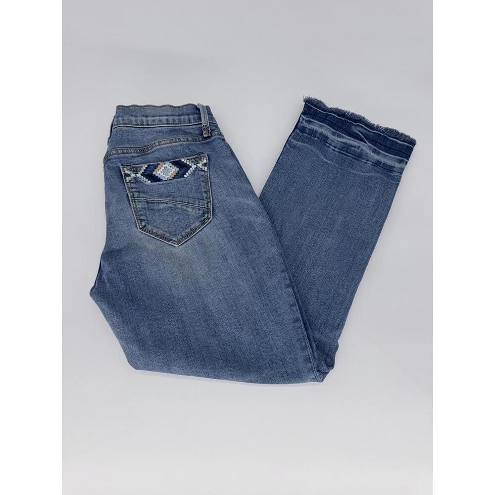 DRIFTWOOD Jeans Womens 26 Colette Cropped Raw Hem Classic Fit Mid Rise